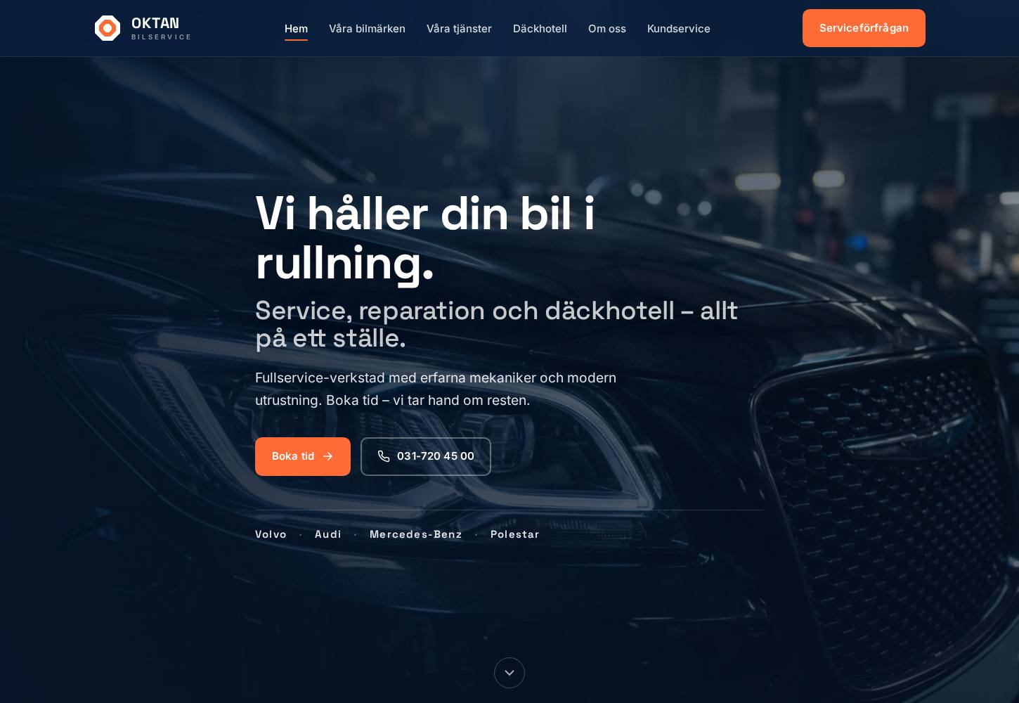 Designexempel: Oktan