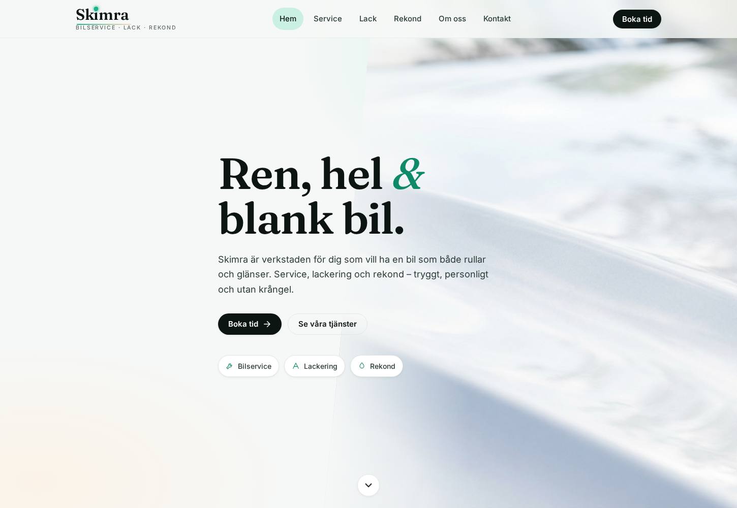 Designexempel: Skimra